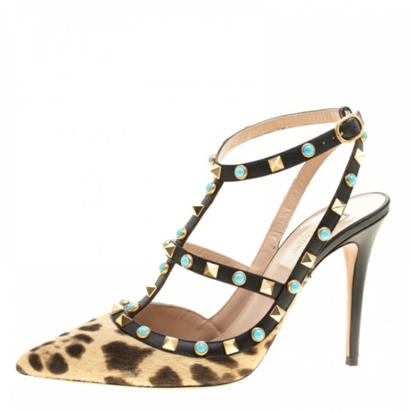 Valentino Garavani Rockstud Leopard Stilettos !!! - Picture 2 of 11
